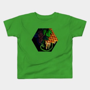 Honeycomb Wine Kids T-Shirt